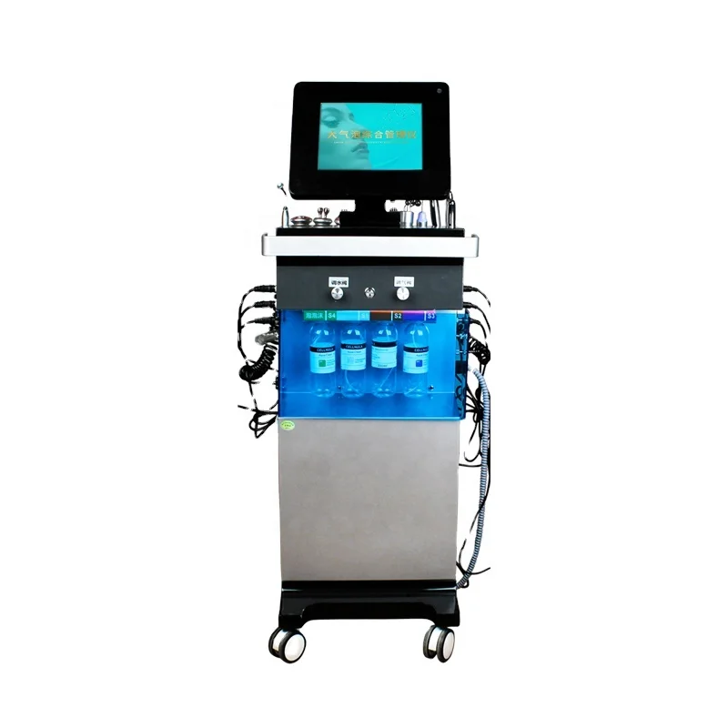 10 in 1 Hyda Microdermabrasion Facial Suction Machine Water Peel Hydra Aqua Facial Machine facial towels skin care device