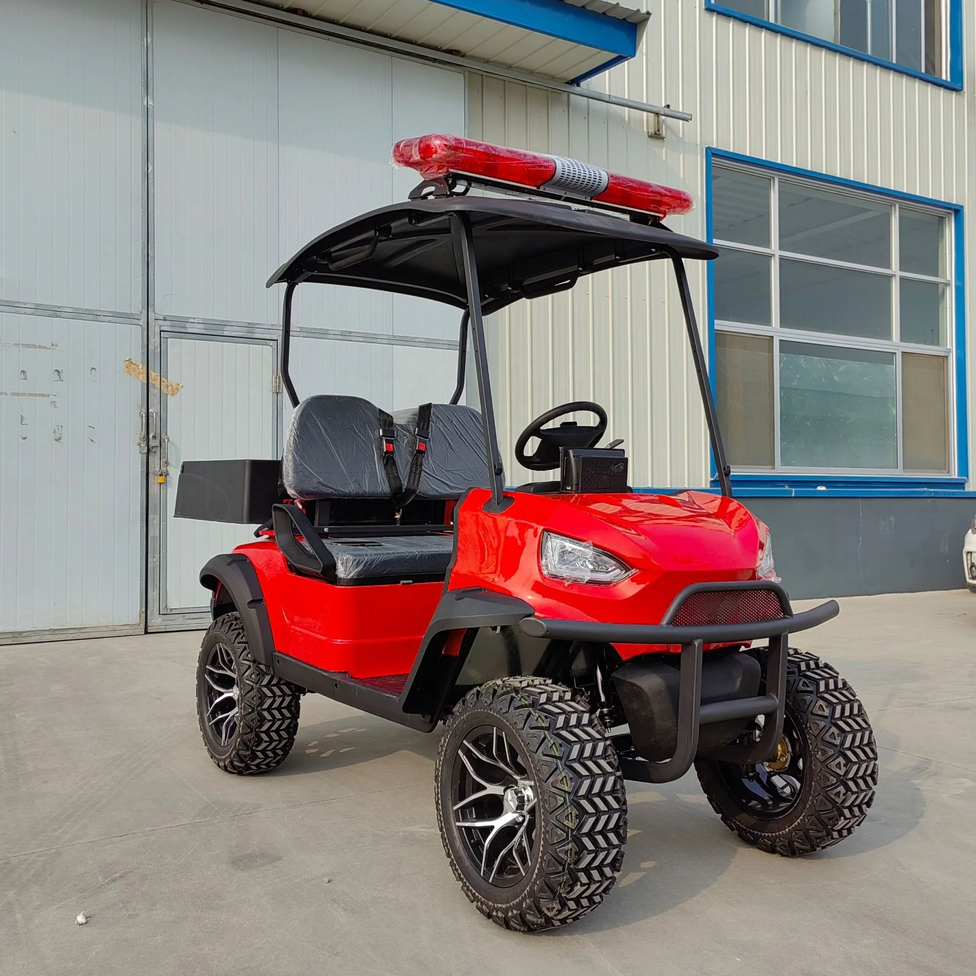 High Quality farm use Club 48V Cheap Electric Golf Carts 2 Seater Golf Buggy with Alarm lamp and Cargo Box for family   r