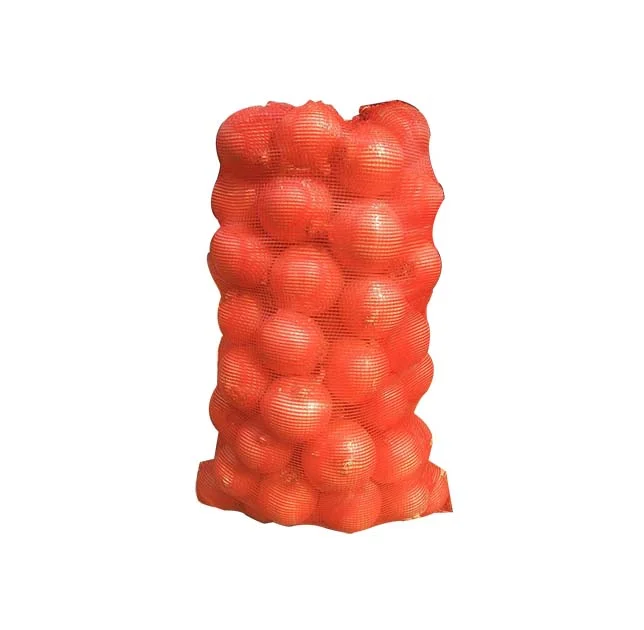 
20kg 25kg 30kg Onion Potato Packing Large Mesh Bag With Drawstring 