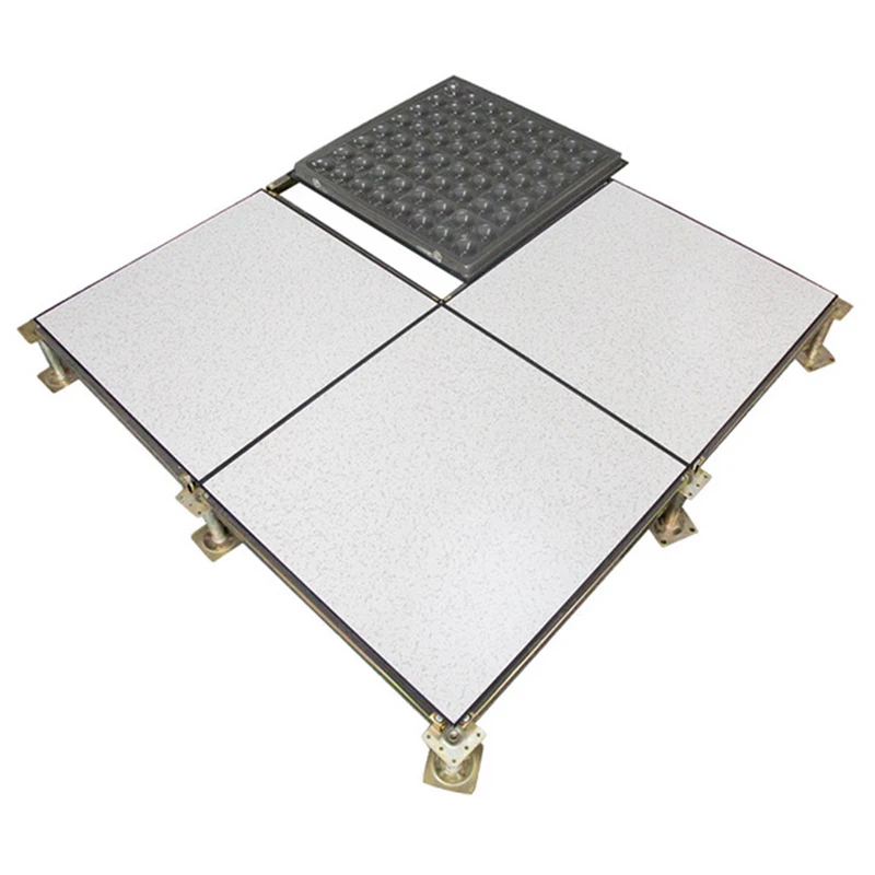 Waterproof Anti-static Server Room Steel Raised Floor Cover Pvc Anti-static Flooring Tiles