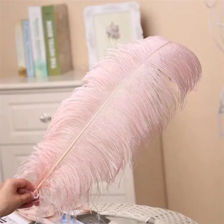 Большое белое перо страусиного дерева для украшения свадьбы и вечеринки