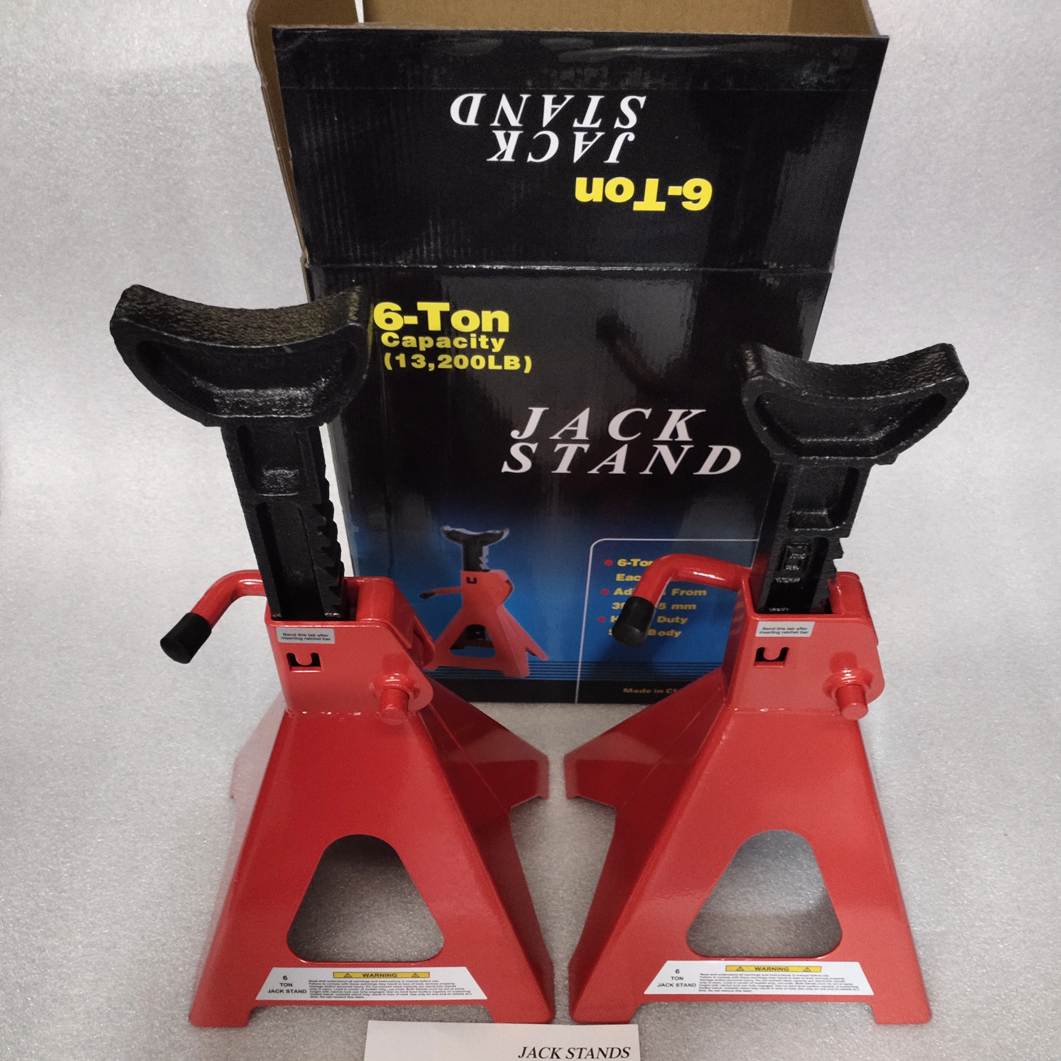 Portable Adjustable Car Jack Stand 2 3 6 12Ton Auto Repair Tool for Vehicle Lifting