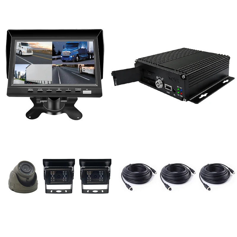 Factory Priced 4CH 1080P Truck Mobile DVR 4G GPS WIFI Digital Video Recorder