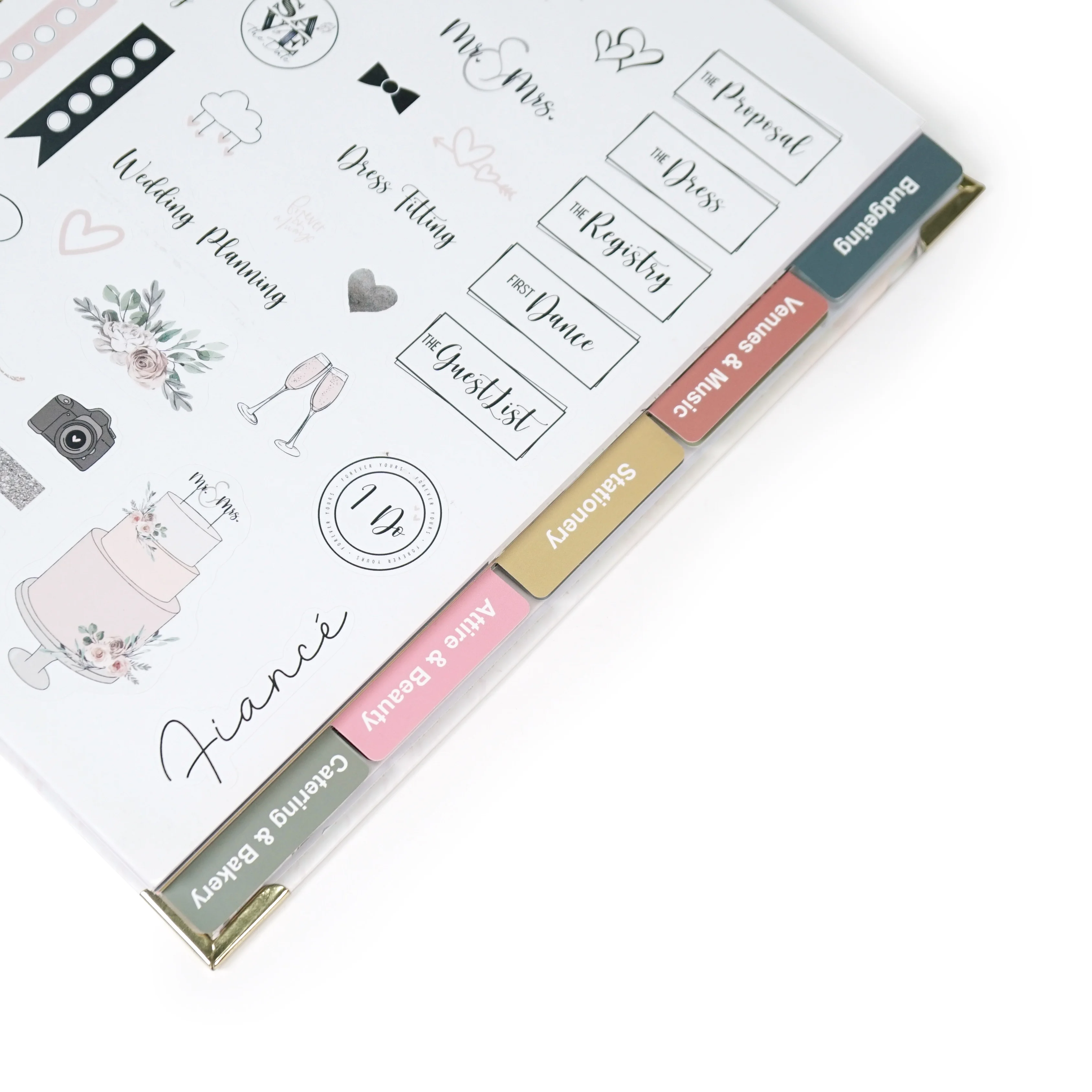 Diary A5 Spiral Wedding Planner Notebooks Journal For Gift Custom Printed Pages 2024 Printing Personalized Organizer Planner