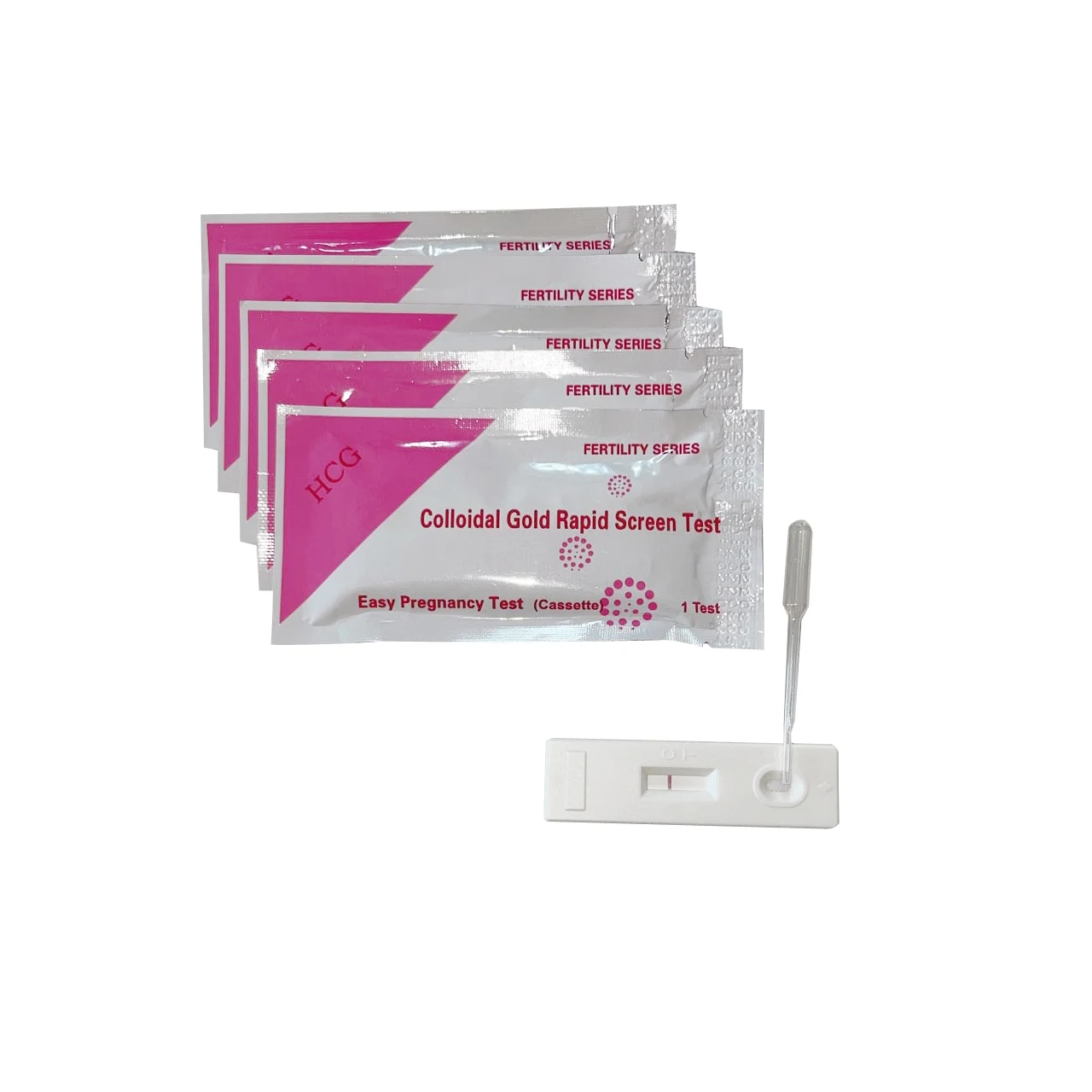 wholesale one step rapid self testing home use early urine HCG pregnancy test cassette