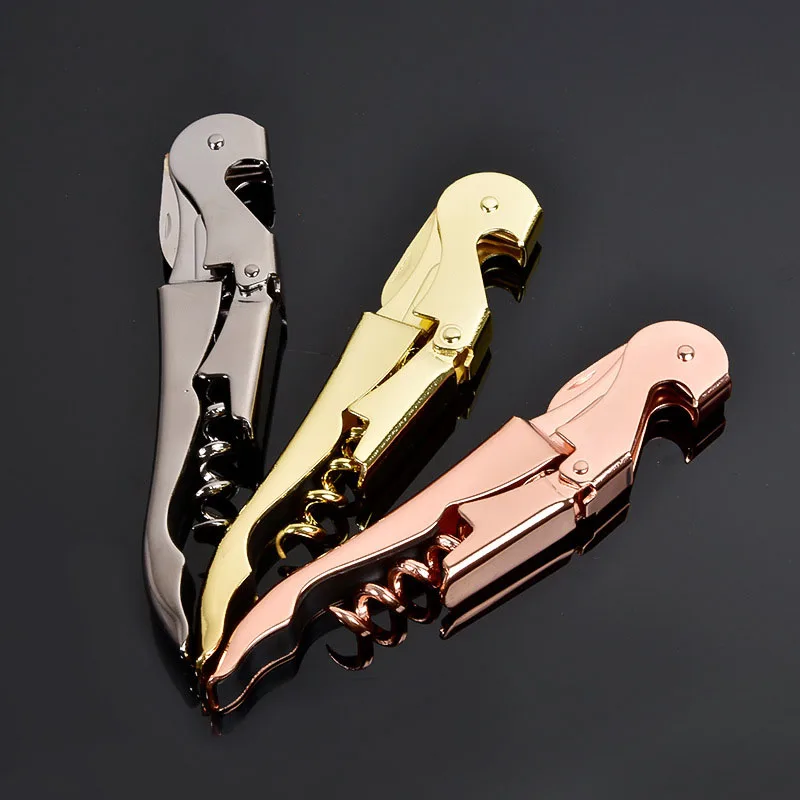 Stainless Steel Electroplating  Wine Corkscrew Beer Bottle Opener