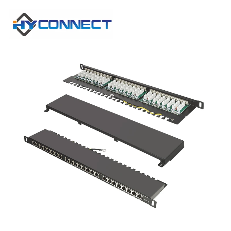  Оптовая Продажа Лучшее качество крепление 0.5U FTP Cat6 24 порта