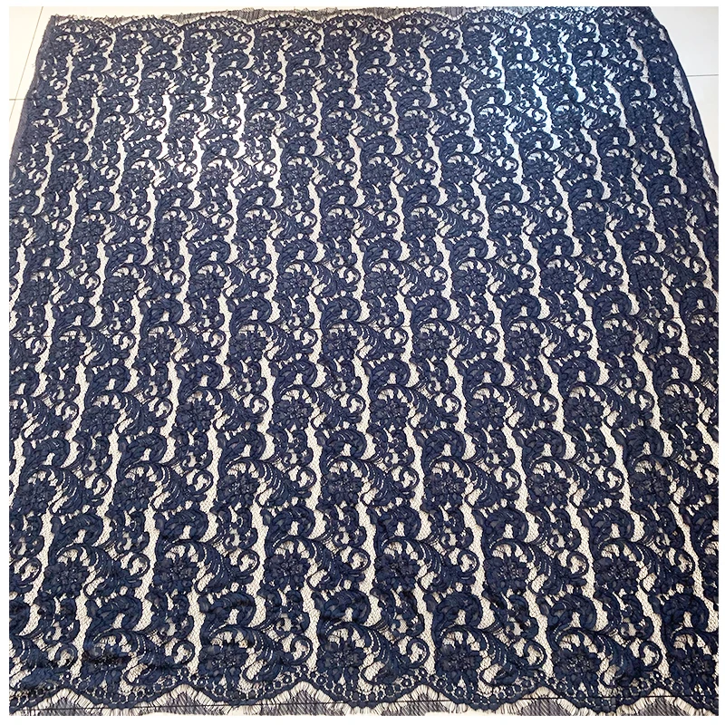 Hot selling high quality nylon cotton strand rope composition mesh lace Jumpsuit trouser skirt dress lace fabric