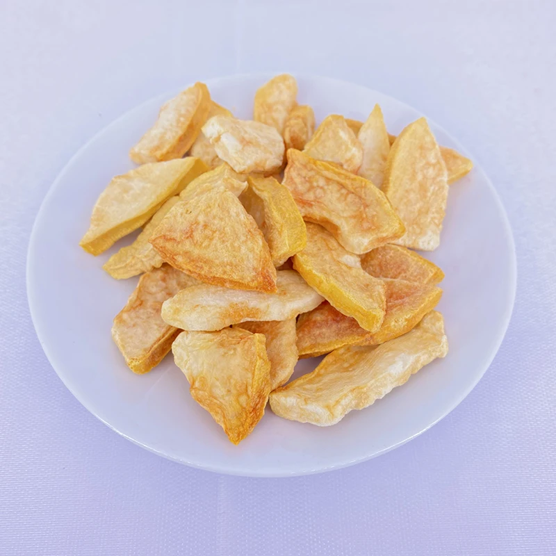 Chinese fruit of 100% NATURAL Freeze Dried frozen yellow peach dice dried yellow peach