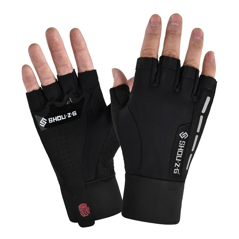 Racing Winter Windproof Cycling Gloves Running Touch Screen Sports Anti Slip Touchscreen Waterproof Unisex Outdoor Sports 1 Pcs