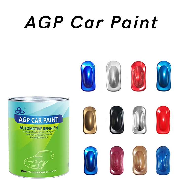 China Car Painting Supplier AG0113 International Black Car Paint Color For Luxury Brand Cars Repairing