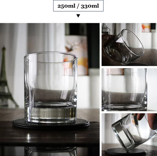 11oz Stemless Wine Glasses Vodka Gin Iced Tea Juice Rum Tequila Cognac Whiskey Glasses Tumbler for Home Hotel Bar Restaurant