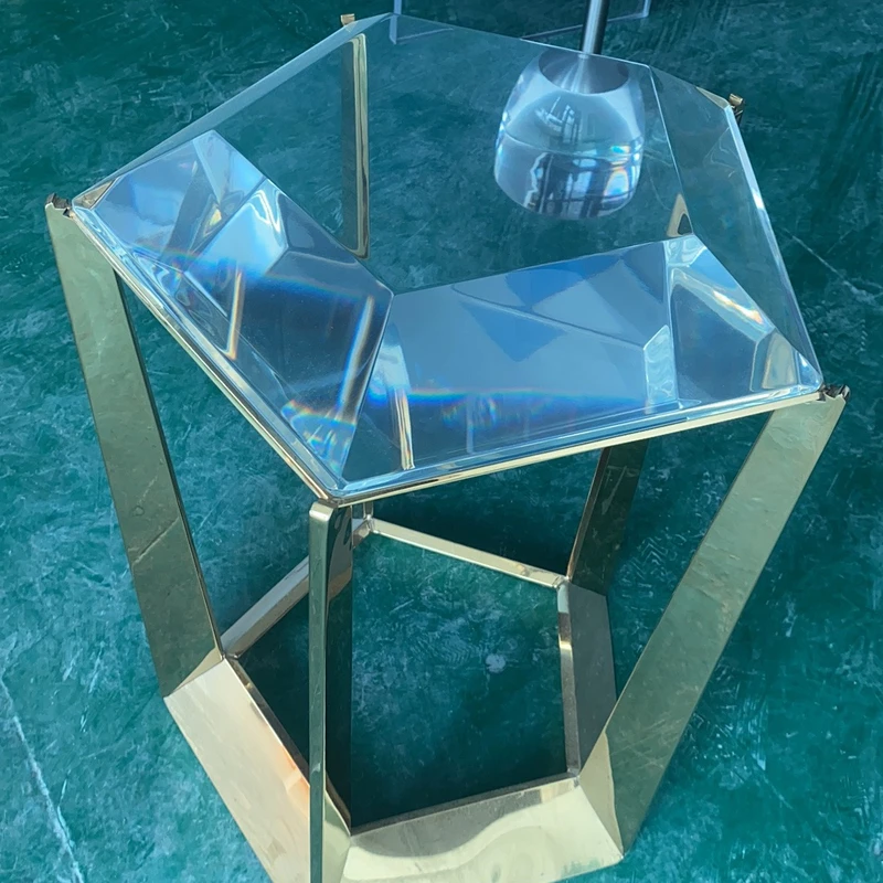 Acrylic chair High-end transparent dining chair armchair