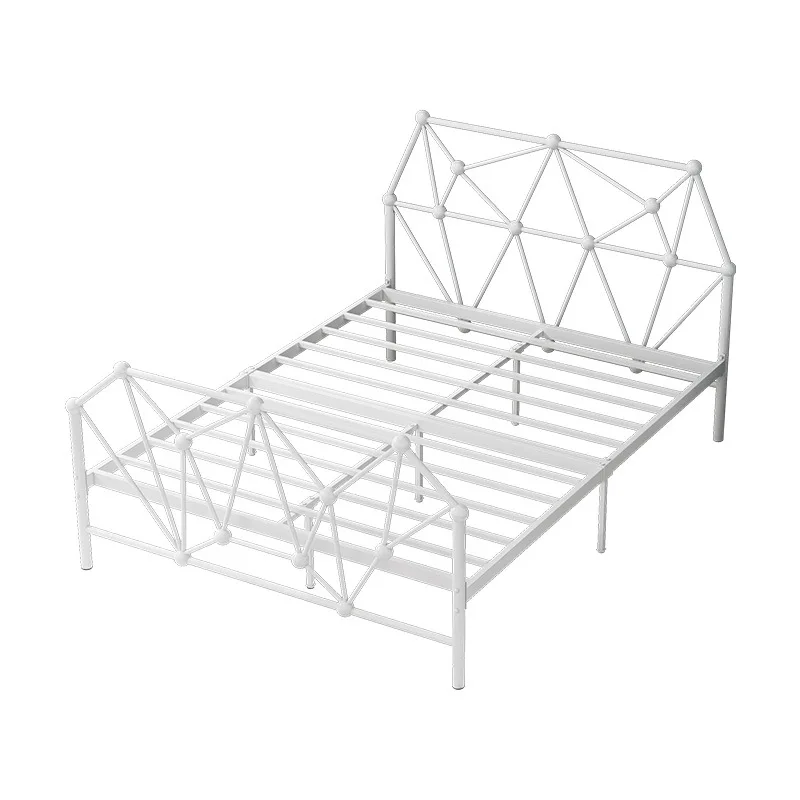 
New design easy assembled bed frame queen size metal bed frame wholesale 1.5m metal bed frame 