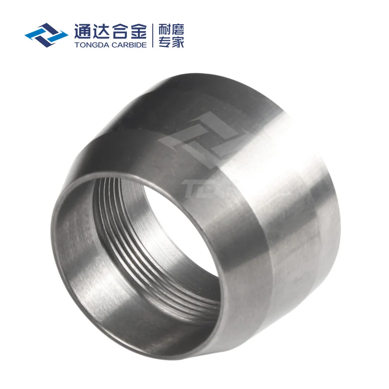 Cemented carbide for MWD/LWD nose cap 650/1200  left threaded with high corrosion tungsten carbide material down hole tools