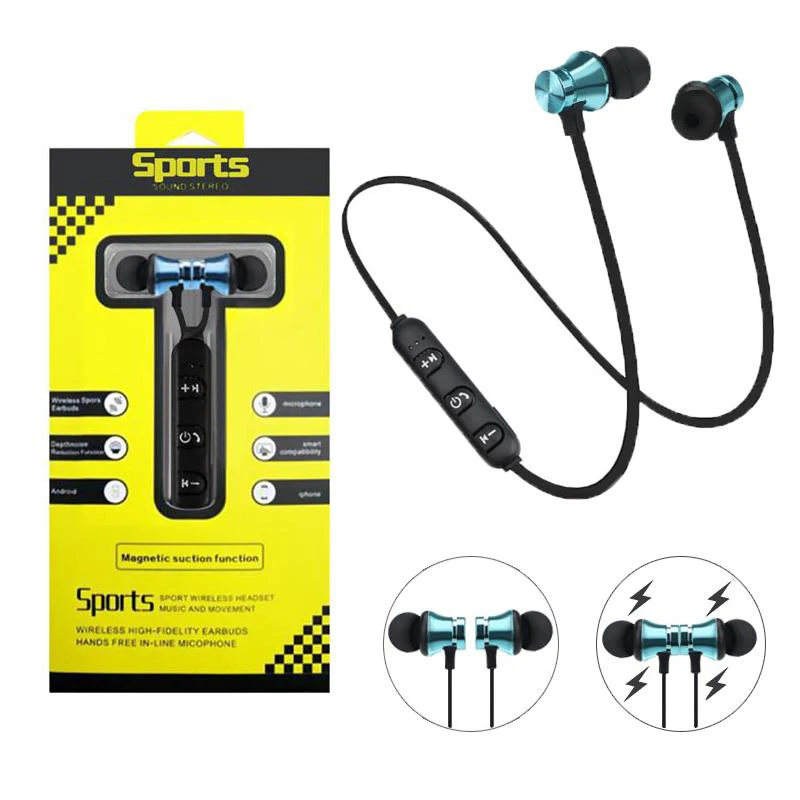 
Innoliance XT11 Waterproof Magnetic Earphone Wireless Sports Bass Neckband With Mic Bt 
