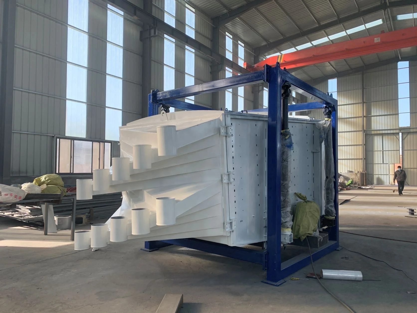 DZJX sea sand quarry square oscillating screen vibrating screen