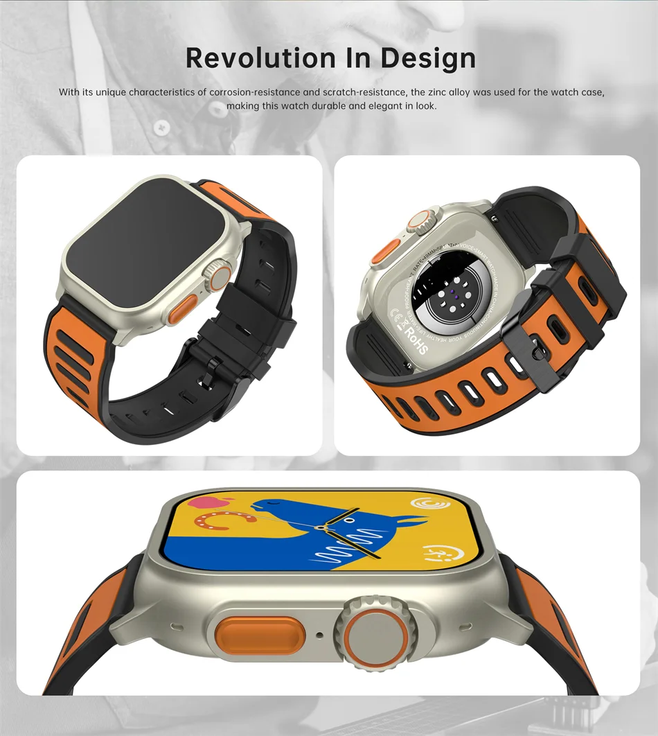 NFC voice control smart watch men heart rate monitor blood pressure IP68 Waterproof 320 mA Wireless Charge Sports Bracelet