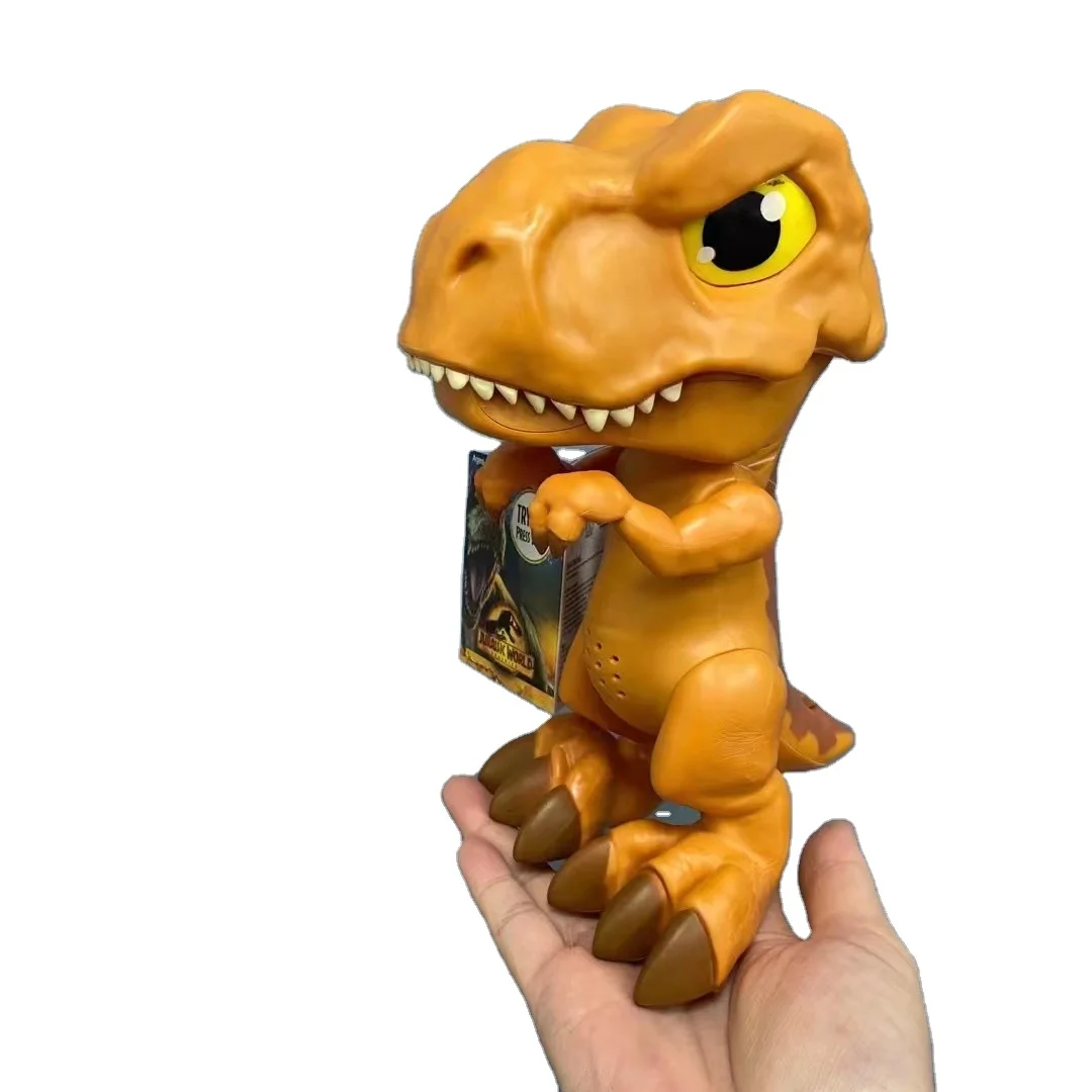 Foreign trade toy wholesale Jurassic World luminous voice dinosaur hand model decoration toys