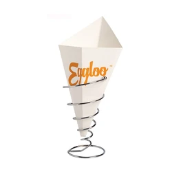 french fries paper cone chips egg waffle packaging boxes