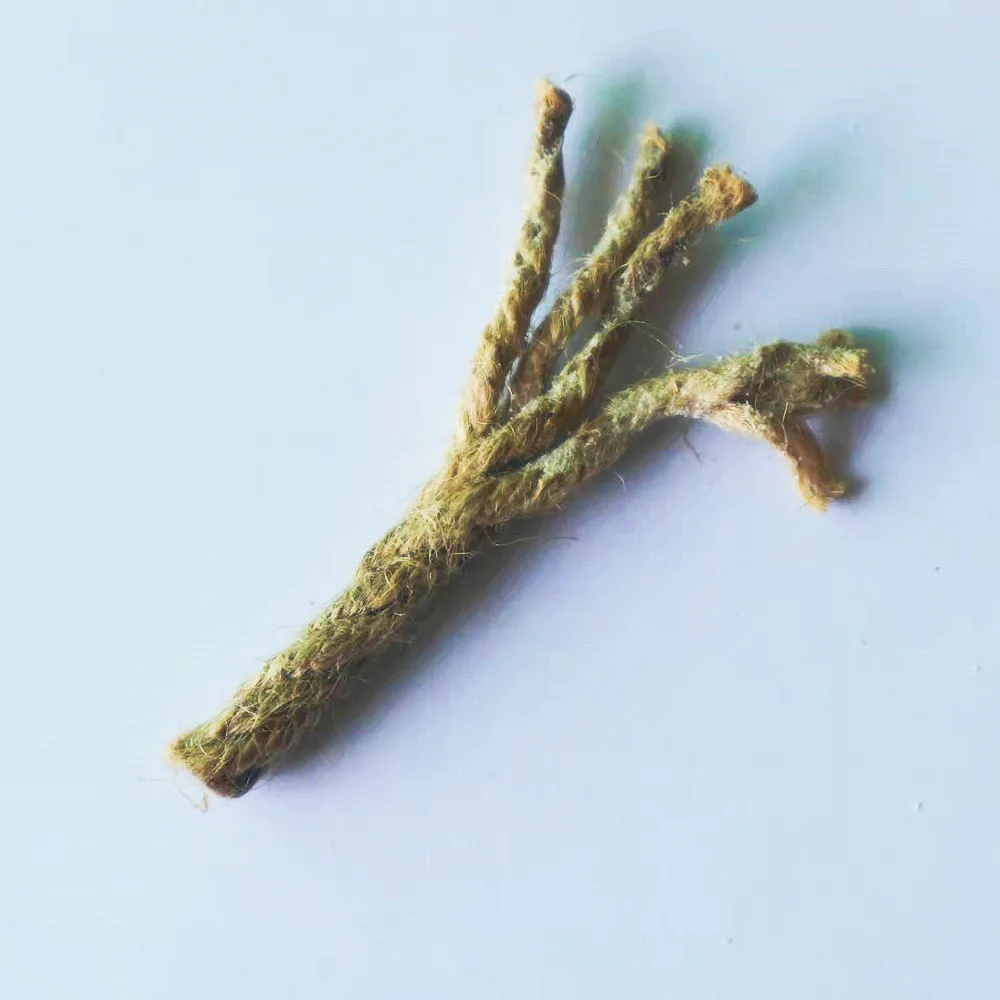 Camping Wax Infused Jute Fire Starter Rope Lighter Hemp Tinder Wick