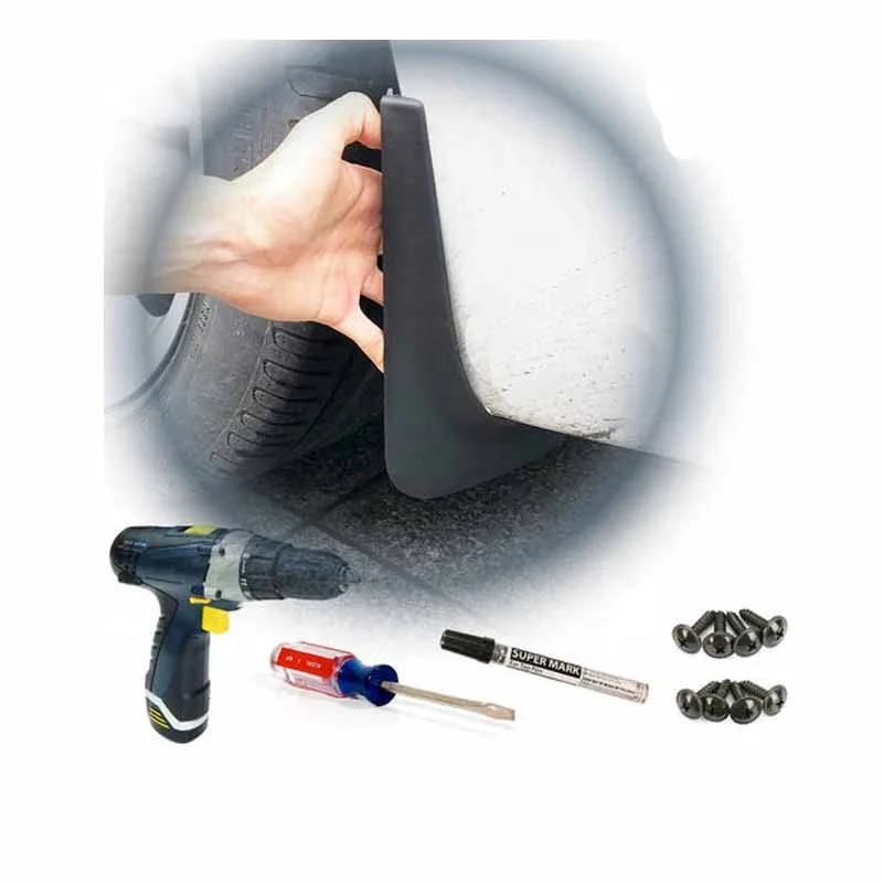 Flexible mud guards plastic mudflaps of car accessories factory direct