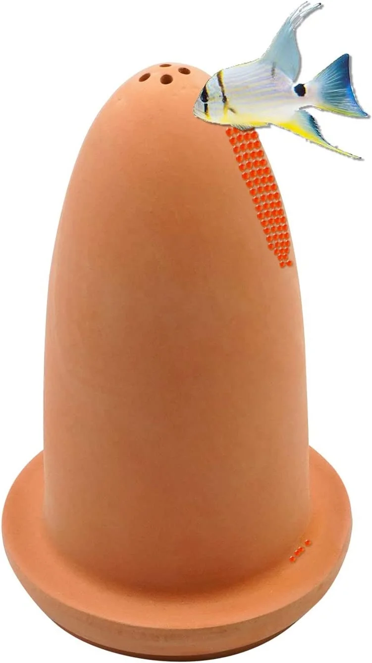 Aquarium Pottery Pleco Cave Aquarium Large  Spawning Shelter Breeding House Hideout for Fish Tank Decoration