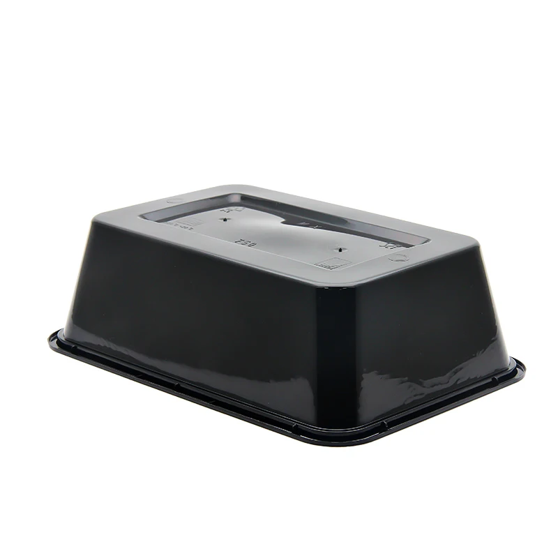 1000ML disposable plastic pp microwave food meal prep container with lid bento lunch box