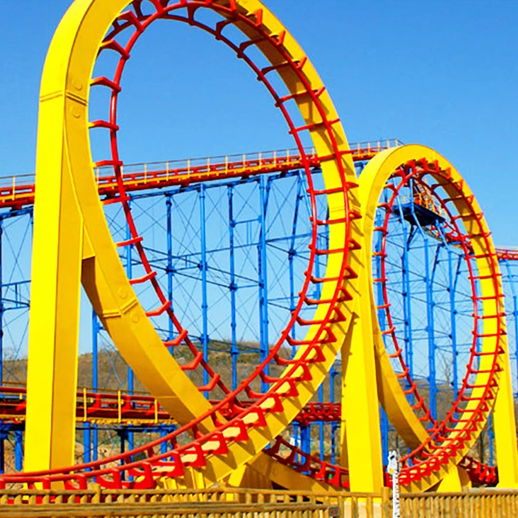 thrill roller coaster equipment hot selling theme park coaster Ride New 360 Roller Coaster For Sale