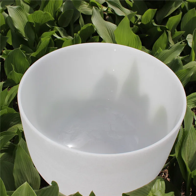 frosted quartz crystal singing bowl for healing /music tones