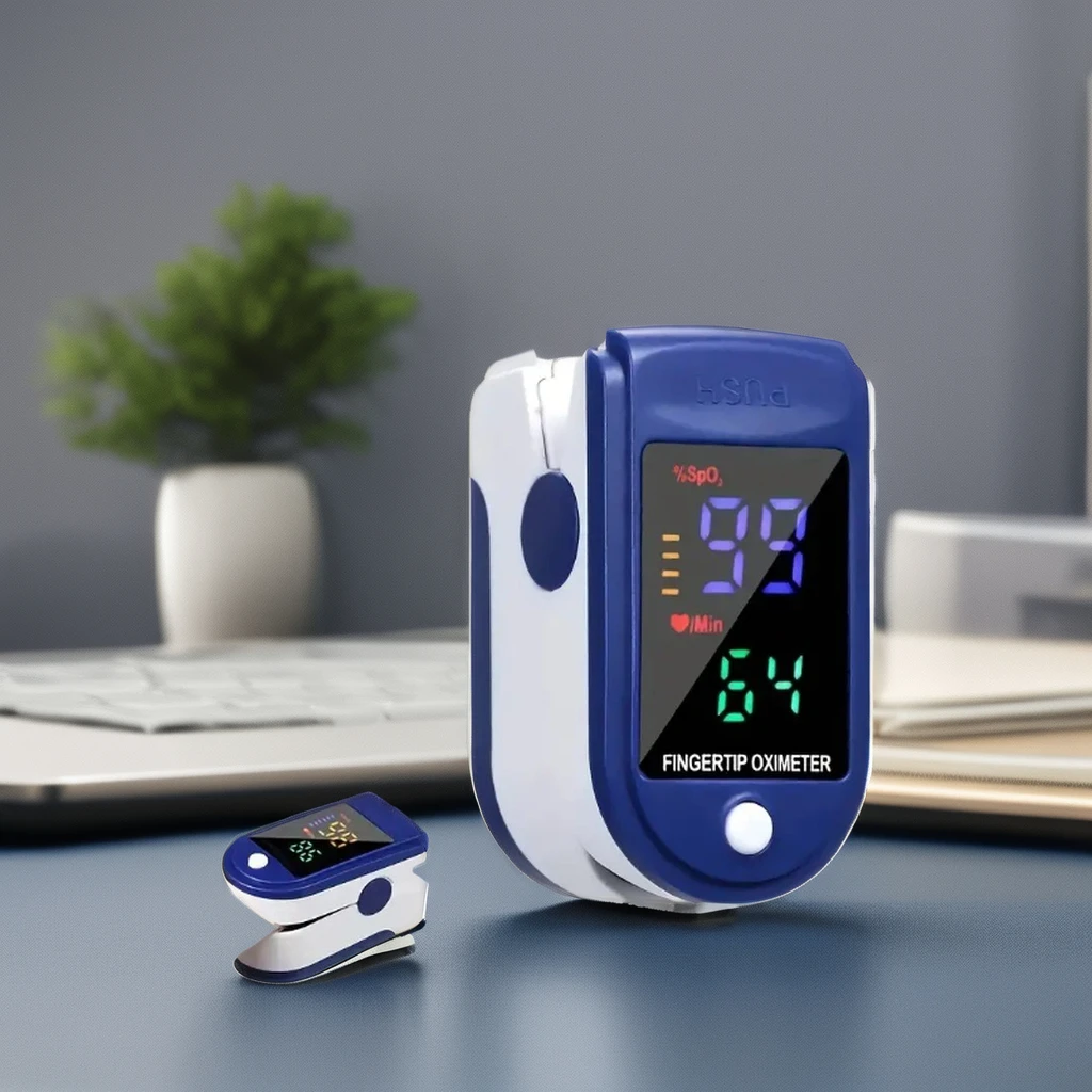 Affordable High Precision Blood Oxygen Sensors - Battery-Powered Digital Fingertip Pulse Oximeters