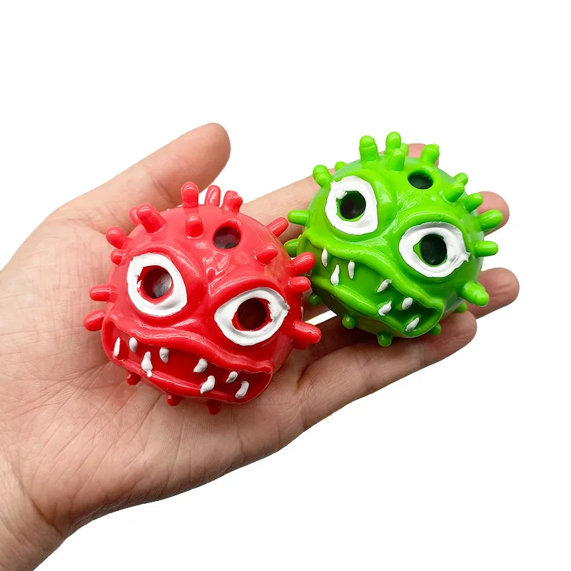 Children Adults Monster Vent Ball Stress Reliving Soft Animal Squeeze Blow bubble Fidget Toys for Party
