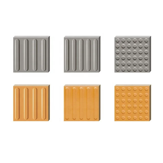 Premium quality green color verde color of Square Flooring Guide  Foshan Ceramic Blind Brick Safe Tactile Tile