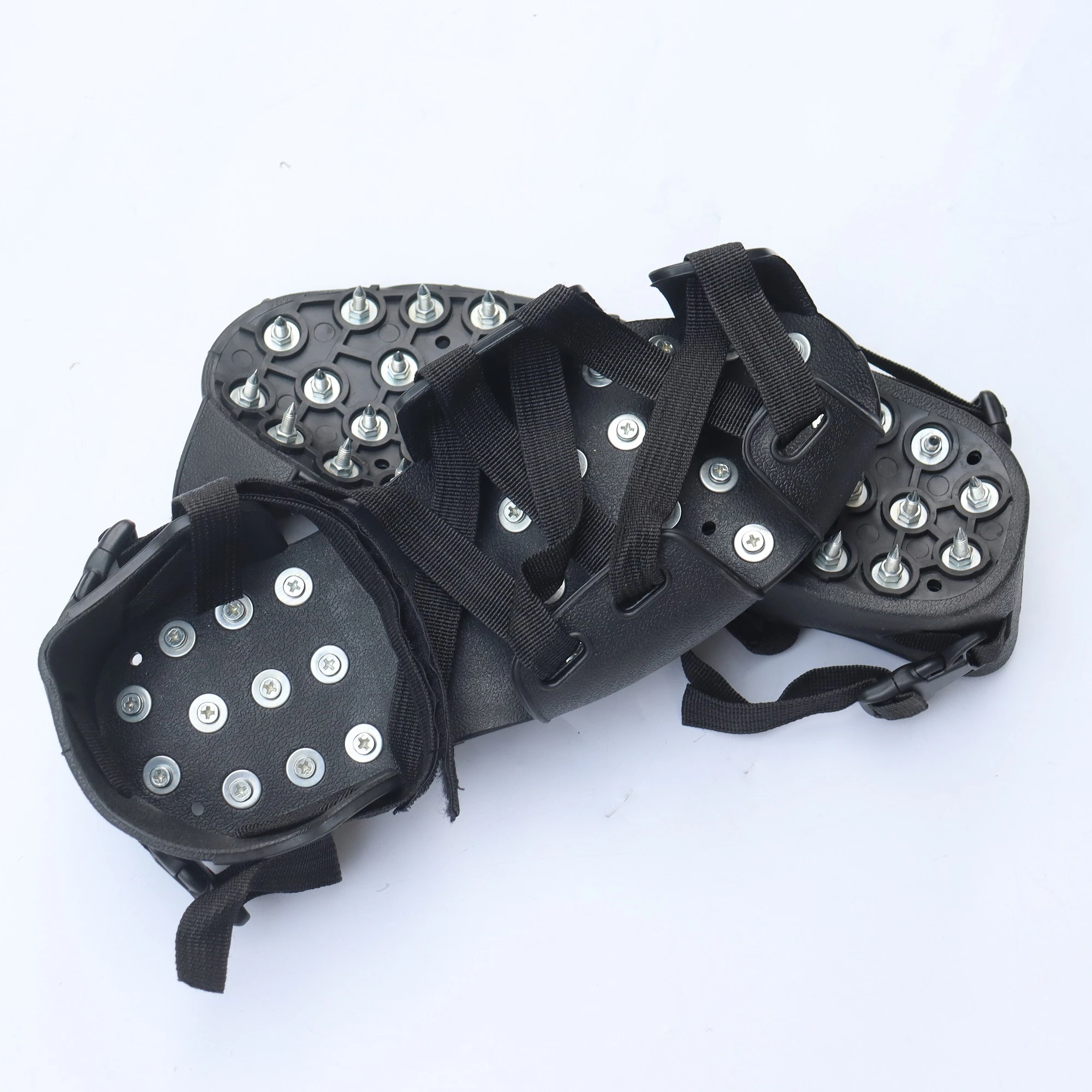 Lawn Aerator Shoes W/ Metal Buckles - Heavy Duty Spiked Sandals for Aerating Your Lawn or Yard