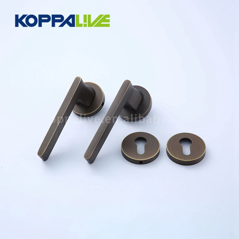  Роскошный Европейский кухонный латунный врезной дверной замок KOPPALIVE ручка ручки
