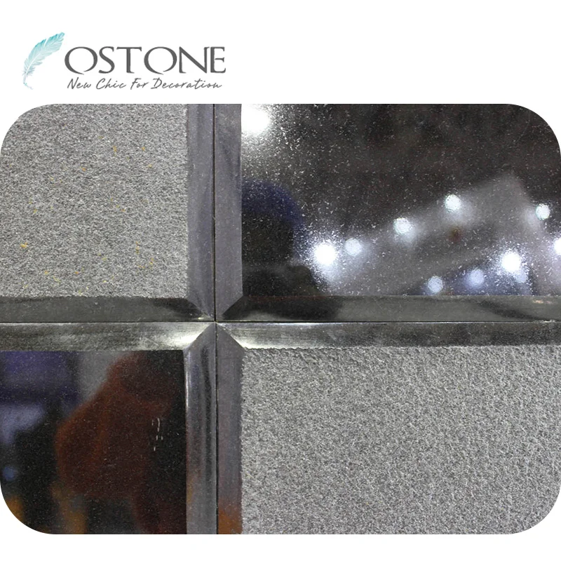 Most Popular Mozambique Black Granite Tiles 600x600