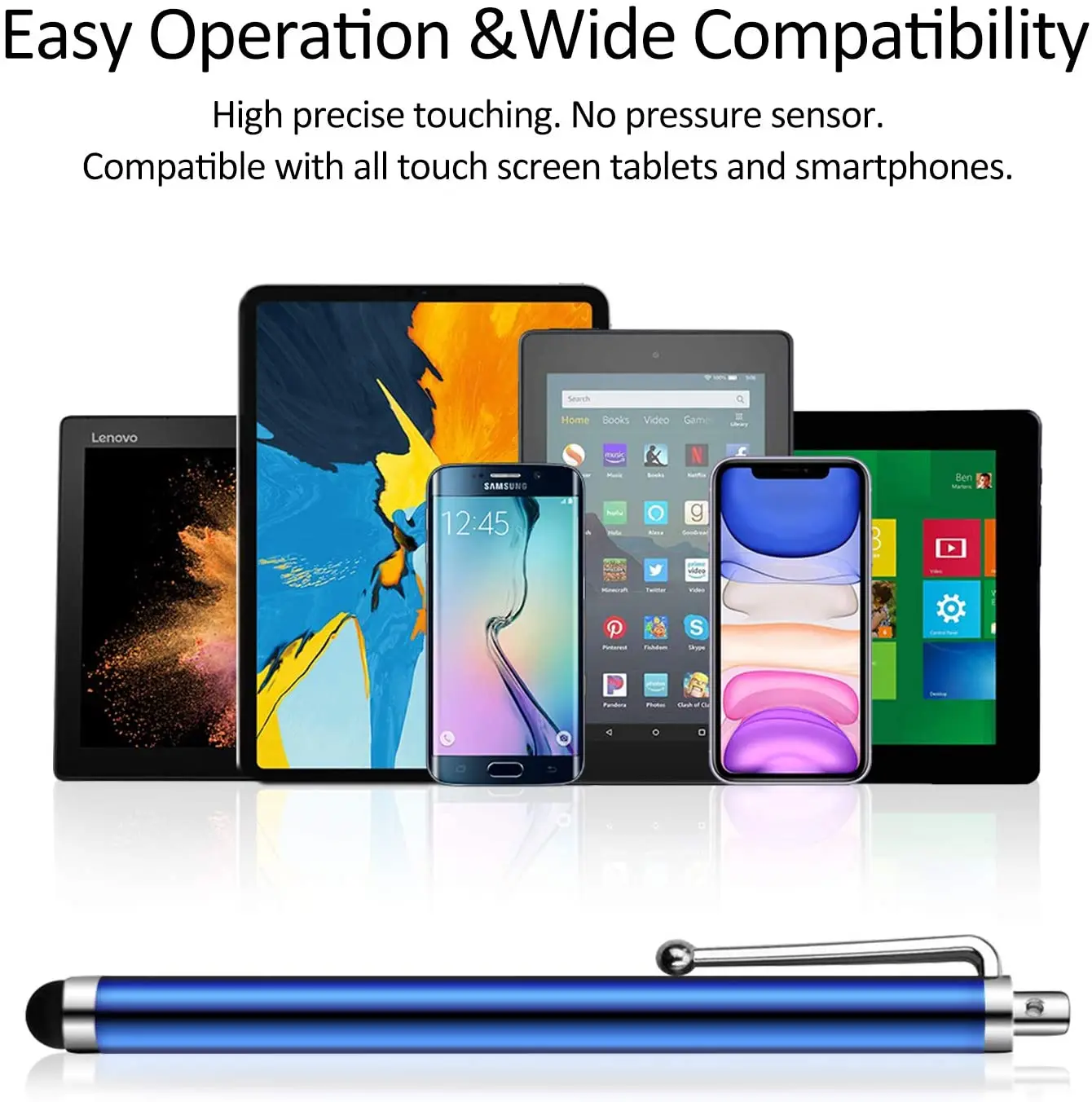 
Colorful Universal Metal Touch Screen Capacitive Stylus Pens for Samsung Smart Phone Tablet 