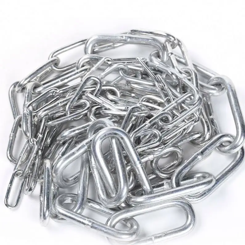 Top Selling Galvanized DIN5685 Long Type Weldless Link Chain
