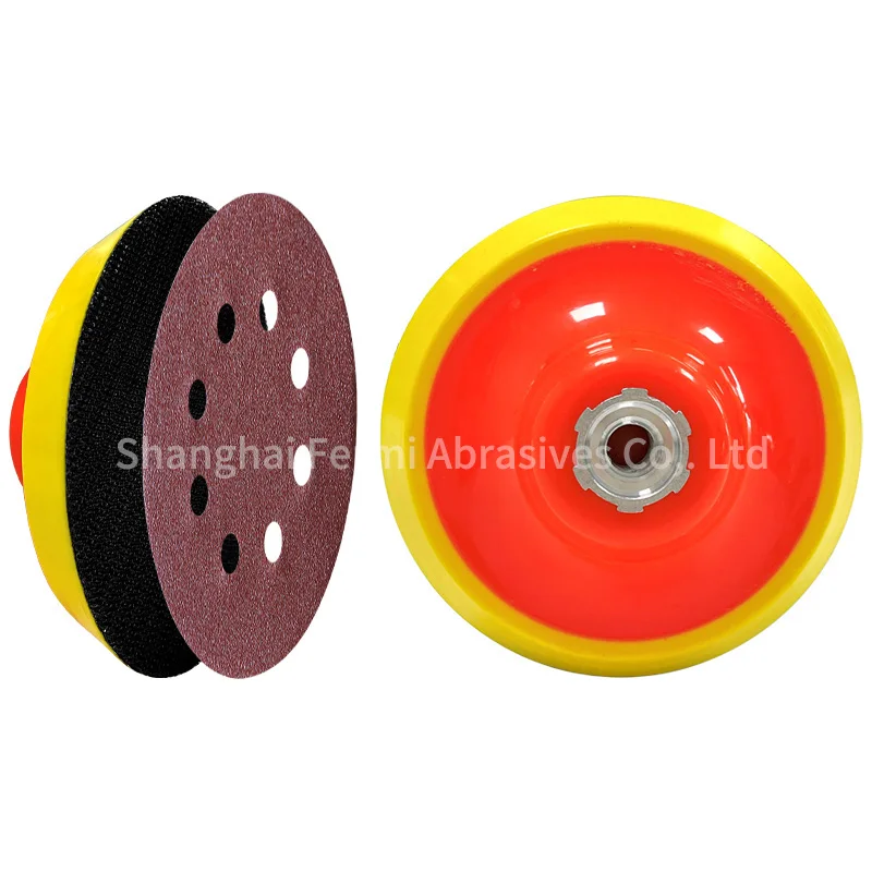 Sanding disc hook and loop Aluminum oxide disc 6inch with or without hole sanding disc with velcro for wood deburring, polishing