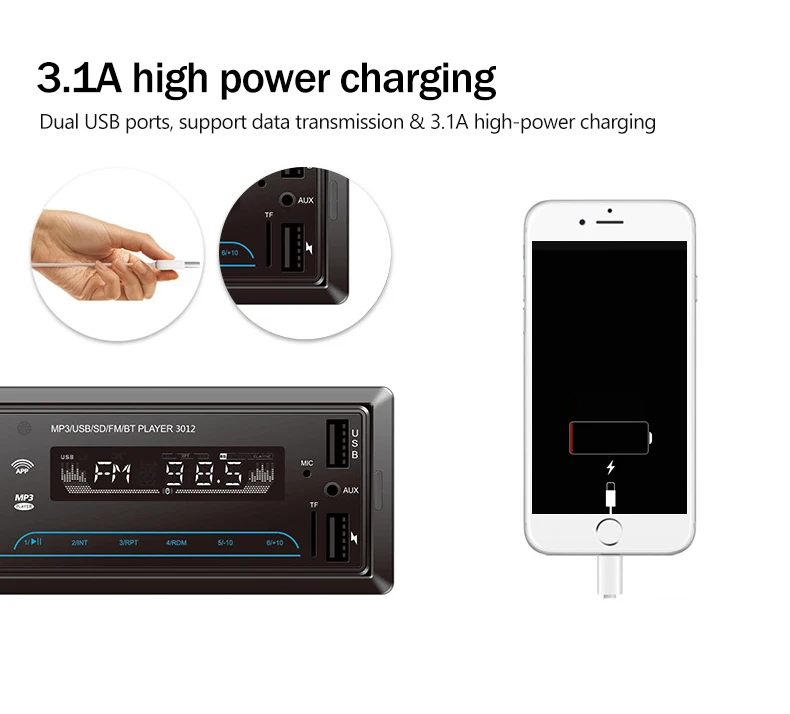 MP3 Connect Android Car Dvd/usb/tf Player Touch Screen Radio Tuner Built-in Gps Wifi Bt Fm Rds for Van track