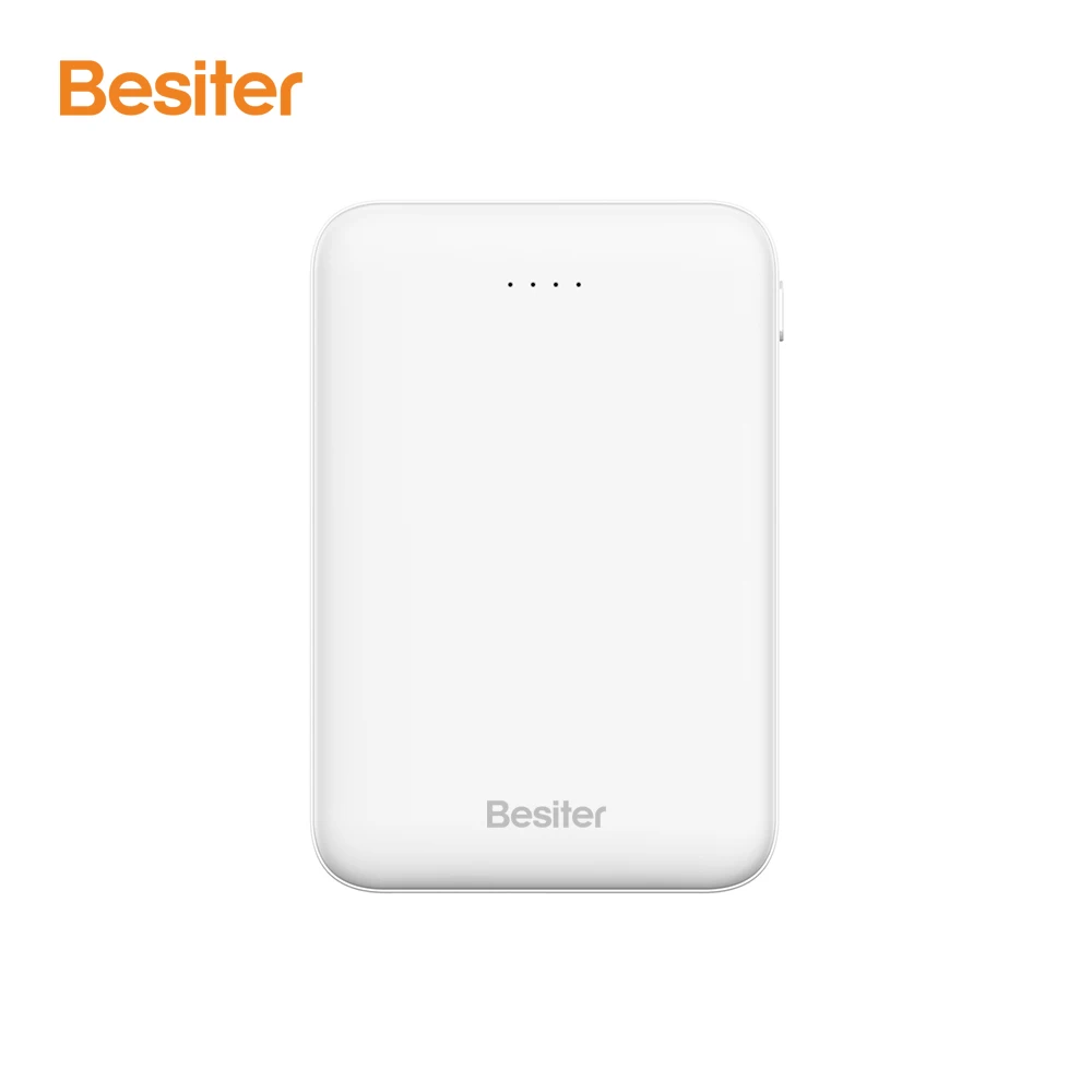 Mini Power Bank 5000Mah Portable Battery double USB Powerbank 5000 Mah credit card size Battery mobile power banks