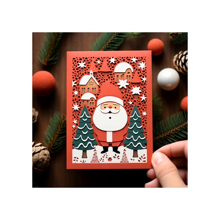 After-sales postcard greeting card good e-commerce evaluation service customized coupon thank you letter foreign trade fold card