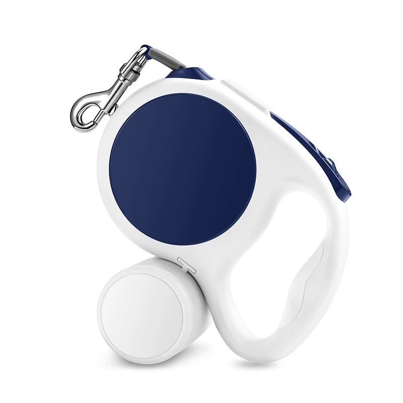 Wholesale 3m automatic retractable dog leash with multi-funcion box 10ft dog leash for small medium breeds