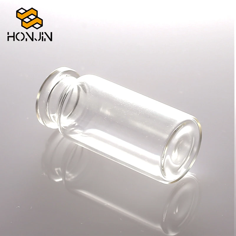 Custom Medicine Vial Box with 10ml Neutral Mini Glass Bottle Small Sample Injection Vial