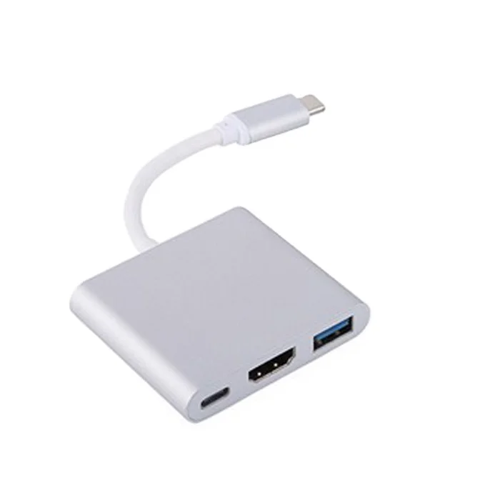 Hot sale 3in1 Type-C HUB Adapter USB3.1 to HDMI and USB3.0 and PD