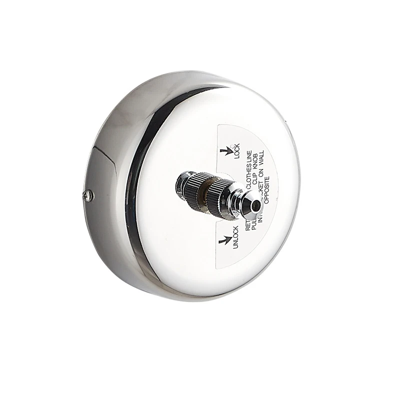 Indoor Stainless Steel Polish Finished Round Retractable Clothesline
