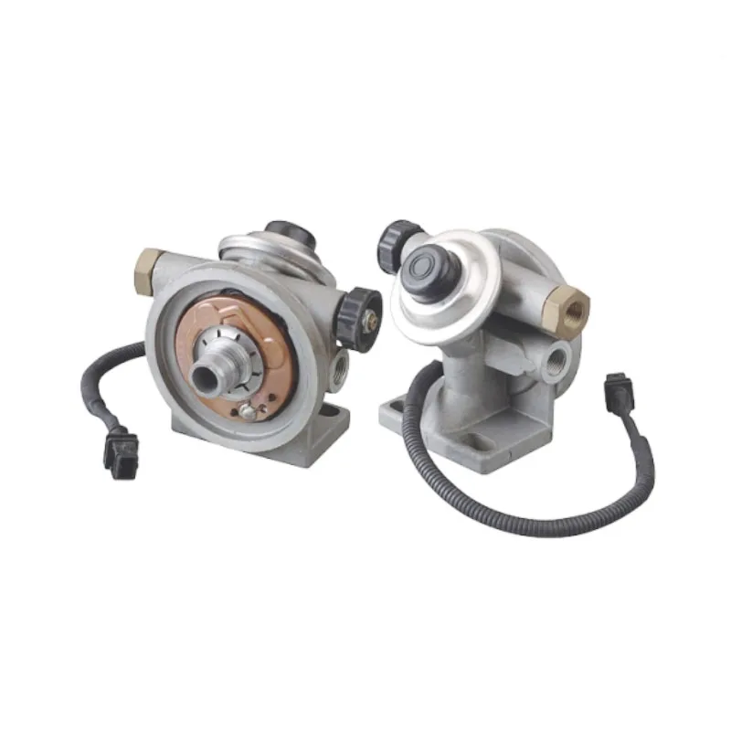 high quality diesel fuel filter seat aluminum fuel filter head for Mercedes-Benz truck engine spare parts