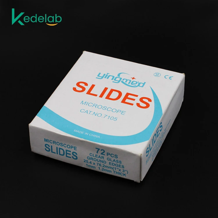 China Supplier Low Price Lab Micro Glass Slide High Transparency Glass Microscope Slide