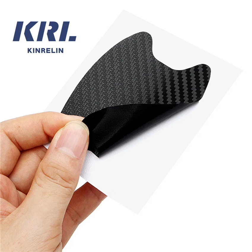Universal Carbon Fiber Car Door Handle Protection Anti Scratch Sticker