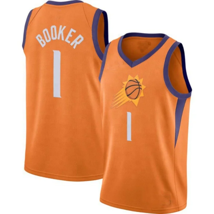 
 Баскетбольная одежда, рубашки, баскетбольная майка Devin Booker, Джерси Phoenix Sun Devin Booker  